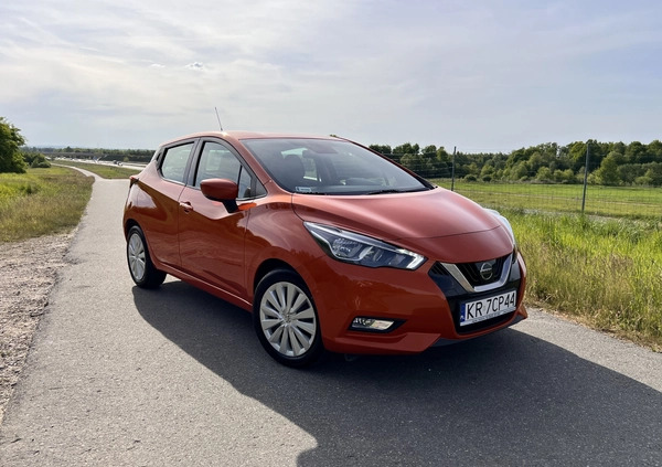 Nissan Micra cena 44500 przebieg: 77000, rok produkcji 2017 z Kraków małe 781